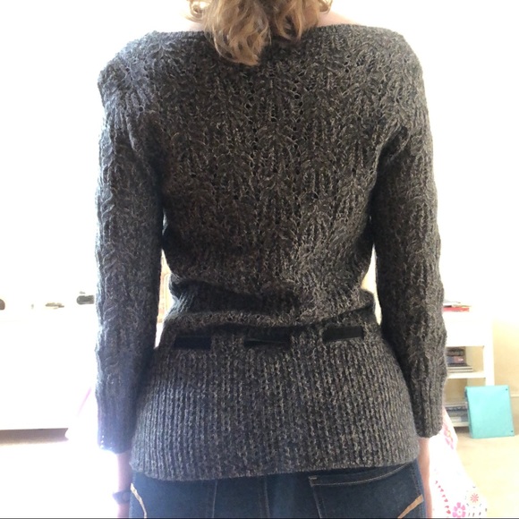 Ann Taylor Gray Knit Sweater - Picture 4 of 6